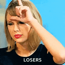 Taylor Swift Loser GIF - Taylor Swift Loser Eye Roll GIFs