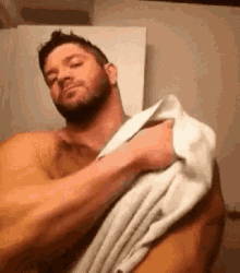 Hairy Chest GIF - Hairy Chest Towel GIFs