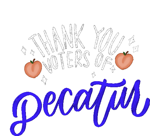 Thank You Voter Thank You Voters Of Georgia Sticker - Thank You Voter Thank You Thank You Voters Of Georgia Stickers