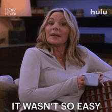 It Wasn'T So Easy Sophie GIF - It Wasn'T So Easy Sophie How I Met Your Father GIFs