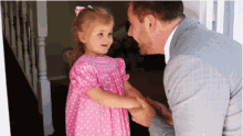 Cute Dad And Daughter GIF - Cute Dad And Daughter Sweet Kiss GIFs