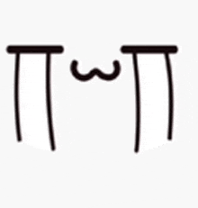 it looks like a cartoon face with a mustache and a t on it .
