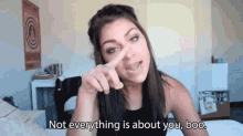 Sage Not Everything Is About You Boo GIF - Sage Not Everything Is About You Boo GIFs