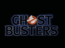 a logo for the real ghost busters with a ghost on it