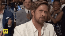 Ryan Gosling Ryan Gosling React GIF - Ryan Gosling Ryan Gosling React Music Awards Ryan Gosling GIFs
