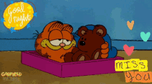 Garfield Miss You GIF - Garfield Miss You Goodnight My Love GIFs