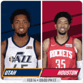 Utah Jazz Vs. Houston Rockets Pre Game GIF - Nba Basketball Nba 2021 GIFs
