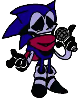 a cartoon character is holding a microphone and giving a thumbs up sign .