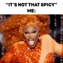 It'S Not That Spicy Me Sapphira Cristál GIF - It'S Not That Spicy Me Sapphira Cristál Rupaul’s Drag Race GIFs