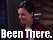 Chicago Med Natalie Manning GIF - Chicago Med Natalie Manning Been There GIFs