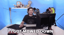 I Got Mowed Down Mowed GIF - I Got Mowed Down Mowed Pwned GIFs