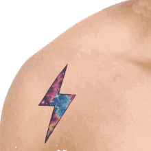 lightning bolt tattoo