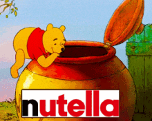 Nutella Pooh Bear GIF - Nutella Pooh Bear Winnie The Pooh GIFs