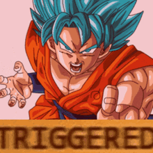 Triggered Dibujo Goku Triggered GIF - Triggered Dibujo Goku Triggered Angry GIFs