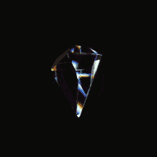 crystal reflection diamond
