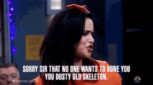 Sorry Sir That No One Wants To Bone You Melissa Fumero GIF - Sorry Sir That No One Wants To Bone You Melissa Fumero Amy Santiago GIFs