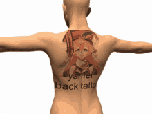 Yanfei Back Tattoo Yanfei GIF - Yanfei Back Tattoo Yanfei Back Tattoo GIFs
