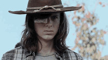 carl grimes chandler riggs twd the walking dead angry