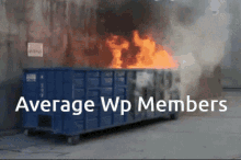 average wp trash can