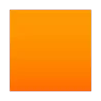 a bright orange square on a white background that looks like a sunset .