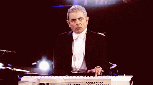 Mr Bean Piano GIFs | Tenor