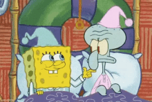 good night love with spongebob