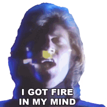 i got fire in my mind barry gibb bee gees night fever song my mind is on fire
