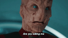 Are You Asking Me To Marry You Saru GIF - Are You Asking Me To Marry You Saru Star Trek Discovery GIFs