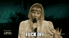 Aurora Aurora Aksnes GIF - Aurora Aurora Aksnes Fuck Off GIFs