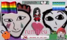 a collage of images with the words " archive of our own " at the top