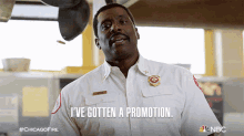 Ive Gotten A Promotion Wallace Boden GIF - Ive Gotten A Promotion Wallace Boden Chicago Fire GIFs