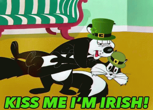 st patricks day kiss me