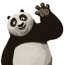 Panda Hi GIF
