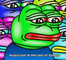 pepe meme mysticism tyrants sad