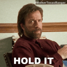 Hold It Cordell Walker GIF - Hold It Cordell Walker Walker Texas Ranger GIFs