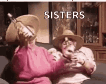 dodie sisters celebrating dancing drinking