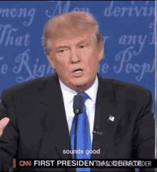 Trump Sounds Good GIF - Trump Sounds Good Doesnt Work GIFs