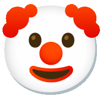 Clown Emoji Emojis Sticker - Clown Emoji Emojis Emoji Stickers