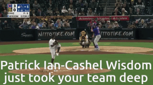 Patrick Wisdom Wisdom GIF - Patrick Wisdom Wisdom Cubs - Discover