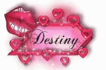Destiny Glittery GIF - Destiny Glittery Kisses GIFs