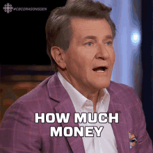 How Much Money Did You Put In Robert Herjavec GIF - How Much Money Did You Put In Robert Herjavec Dragons Den GIFs