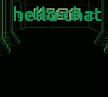 Green Sans Hello Chat GIF - Green Sans Hello Chat Sans GIFs