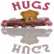 Hugs Teddy Bear GIF - Hugs Teddy Bear Cute Teddy Bear GIFs