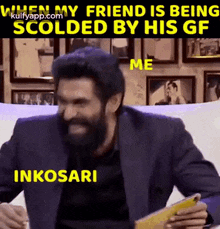 When My Friend Is Being Scolded By His Gf.Gif GIF