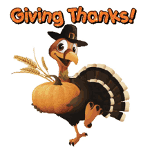 thanksgiving turkey animated stickers autumn