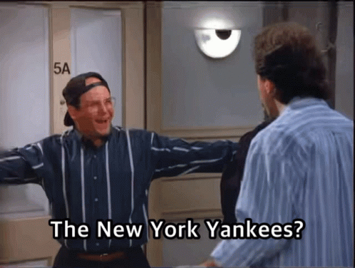 Yankees Seinfeld on Make a GIF