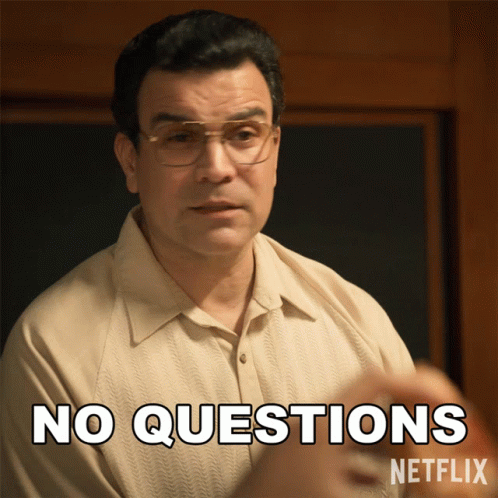 No Questions Abraham Quintanilla GIF - No Questions Abraham Quintanilla Selena The Series GIFs
