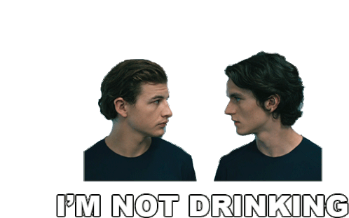 Im Not Drinking Zac Sticker - Im Not Drinking Zac Christopher Rebbs Stickers