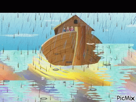 Noahs Ark Flooding GIF - Noahs Ark Flooding Rain - Découvrir et ...