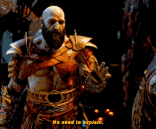 God Of War No Need To Explain GIF - God Of War No Need To Explain Kratos GIFs